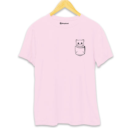 Pocket Cat T-Shirt - The Shophaul Designs