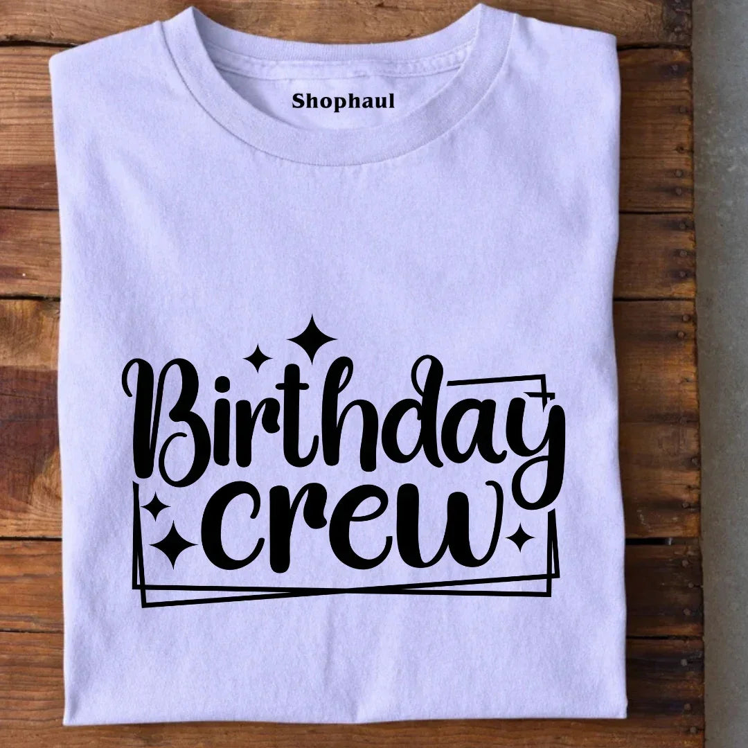 Group Birthday Crew T-Shirt