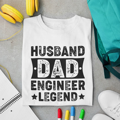 Husband Dad Engineer T-Shirt