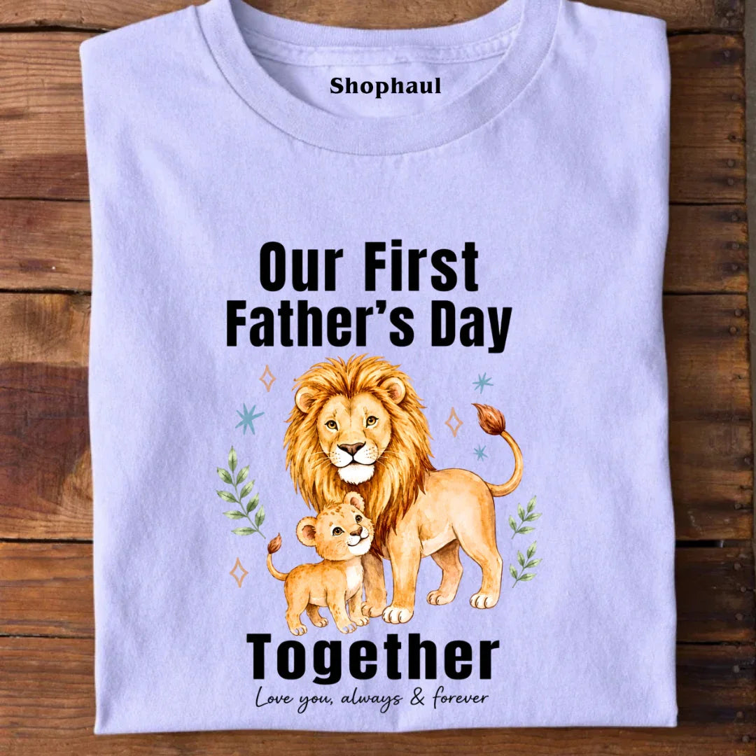First Fathers Day Matching T-Shirt First Fathers Day Matching T-Shirt - Default Title
