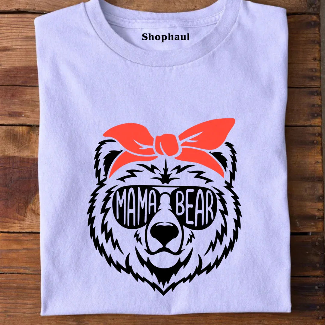 Mama Bear combo T-Shirt Mama Bear combo T-Shirt - Lavender / S