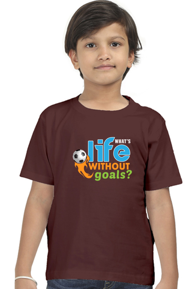 Kids What's Life without Goal T-Shirt The Shophaul