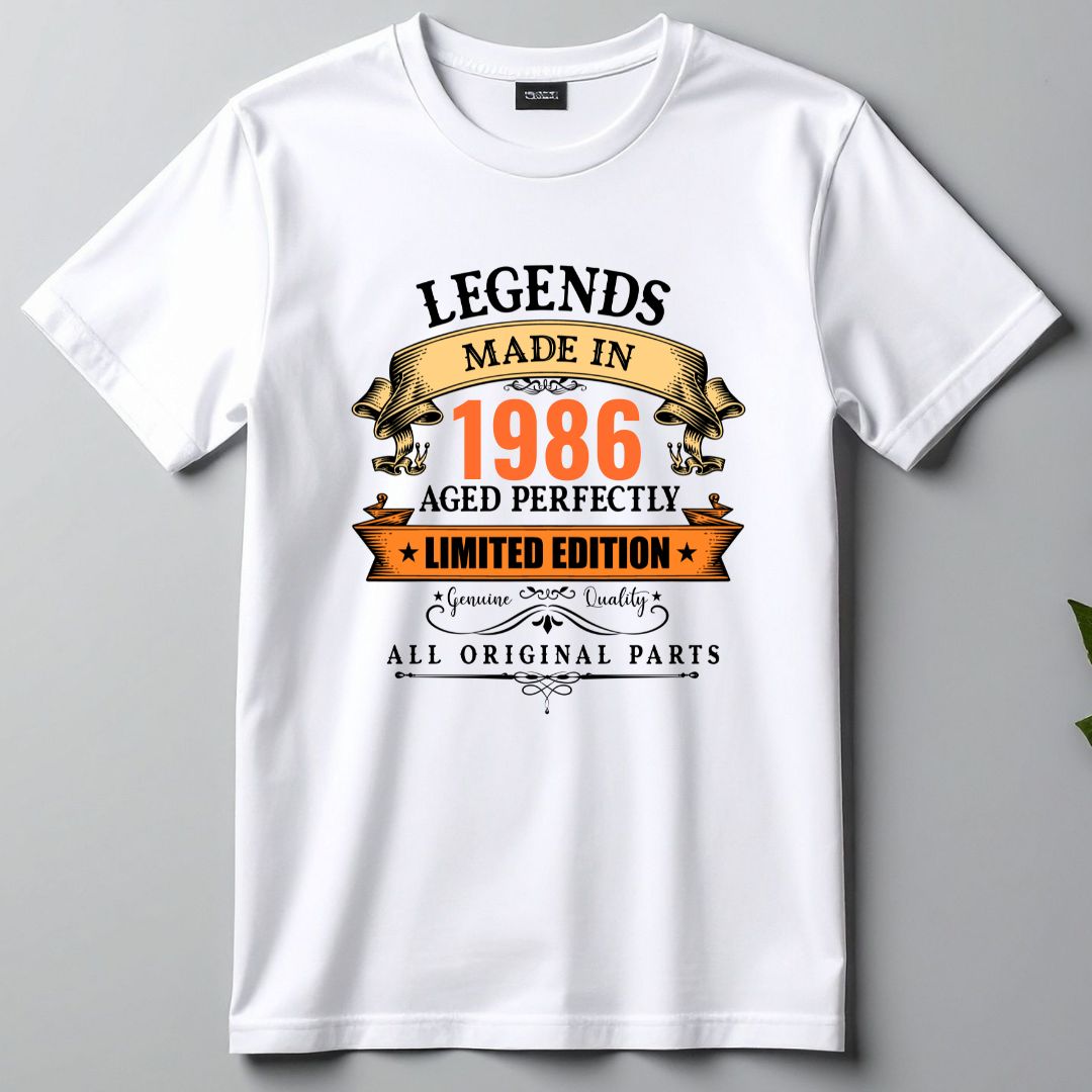 Legends Made in 1986 | 40th Birthday Unisex T-Shirt