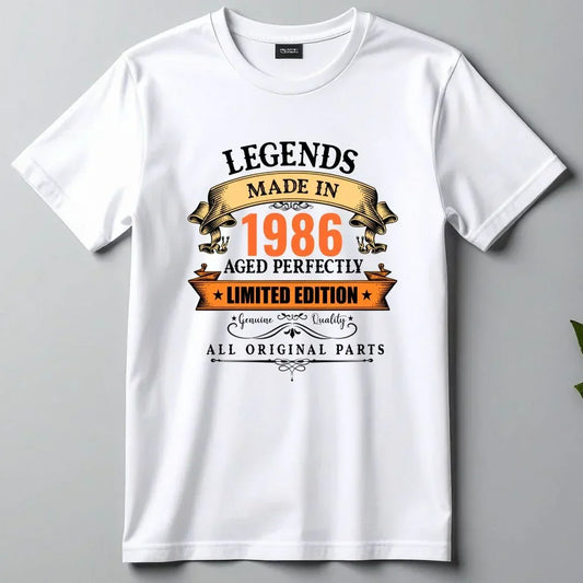 Legends Made in 1986 | 40th Birthday Unisex T-Shirt