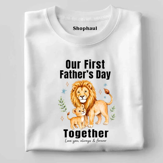 First Fathers Day Matching T-Shirt First Fathers Day Matching T-Shirt - Default Title