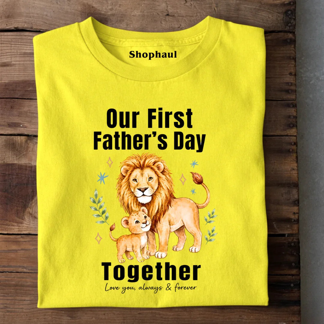 First Fathers Day Matching T-Shirt First Fathers Day Matching T-Shirt - Default Title