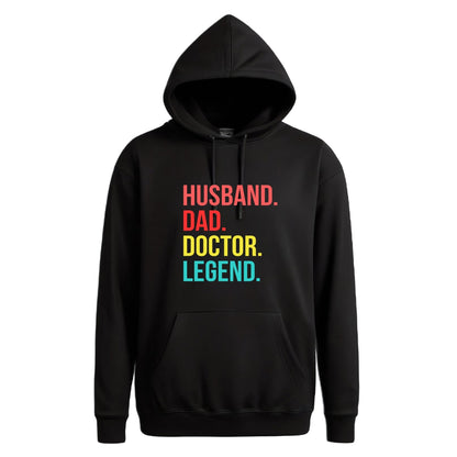 Husband Dad Doctor Hoodie - The Shophaul Designs