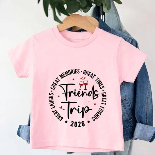 Kids Friends trip T-Shirt group vacation 