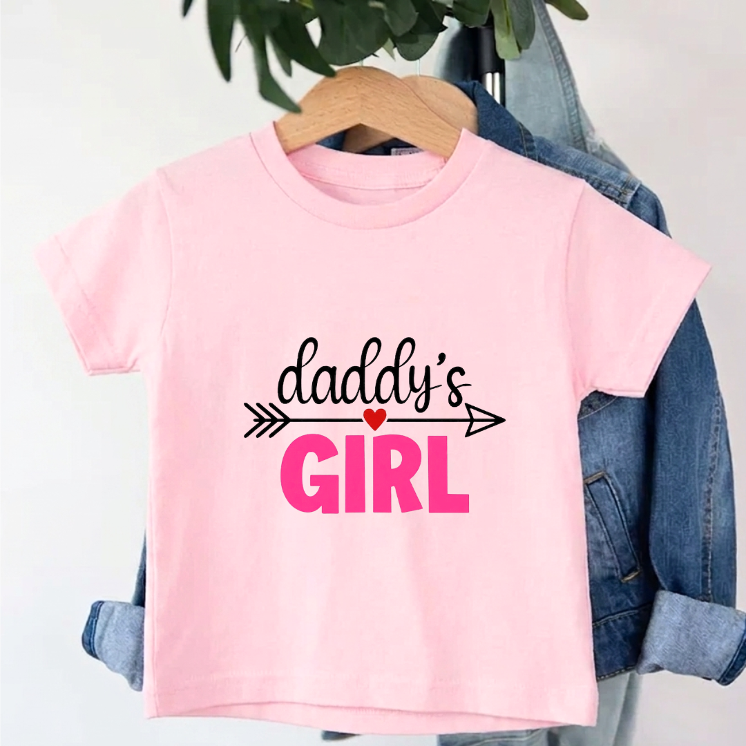 Daddy's Girl T-Shirt Daddy's Girl T-Shirt - Light Baby Pink / 0-12M