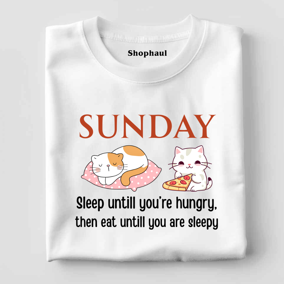 Sunday Eat Sleep Repeat T-Shirt