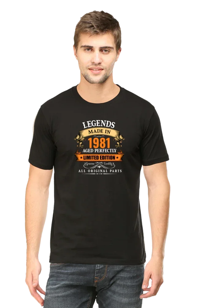 Legends Made in 1981 Birthday T-Shirt