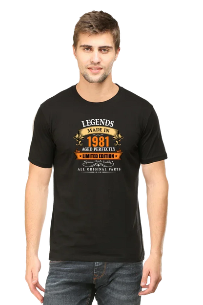 Legends Made in 1981 Birthday T-Shirt