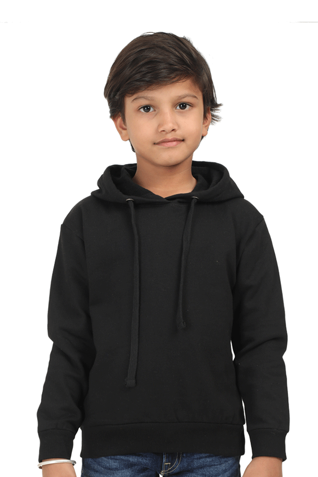 Kids Hooded Sweatshirt - Black 