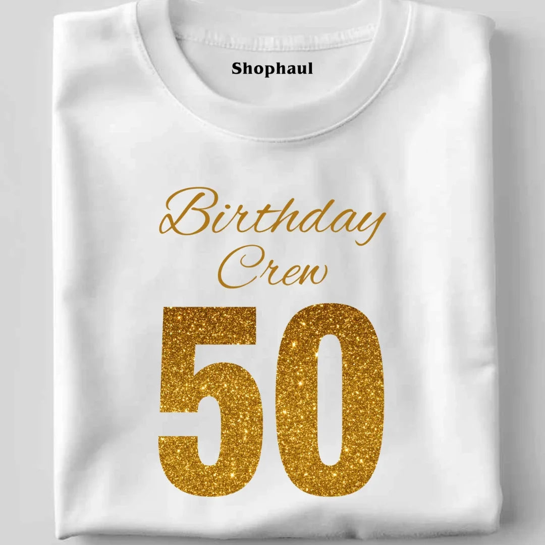 Birthday Crew 50 T-Shirt