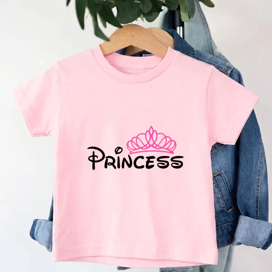 Princess T-Shirt Princess T-Shirt - Light Baby Pink / 0-12M