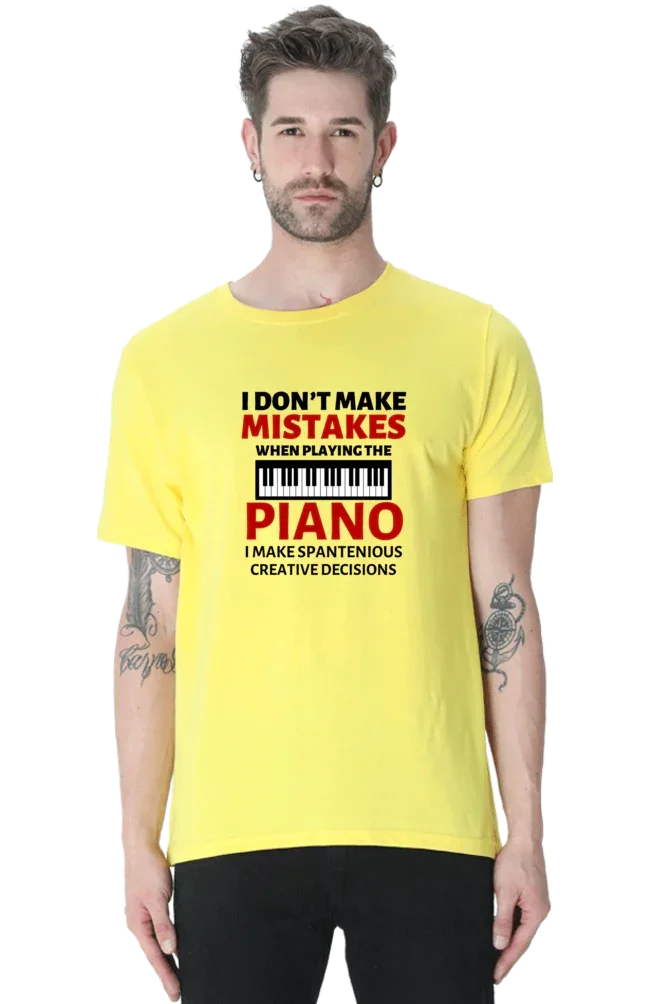 I don't make mistakes Piano T-Shirt