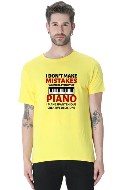 I don't make mistakes Piano T-Shirt