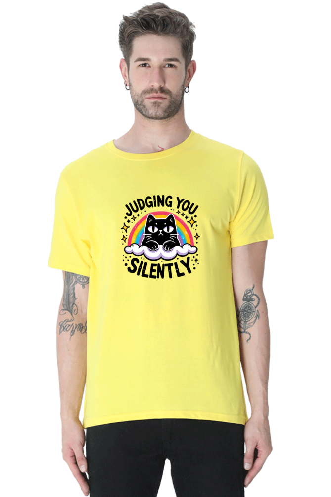 Judging you Silently Cat T-Shirt