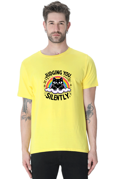 Judging you Silently Cat T-Shirt