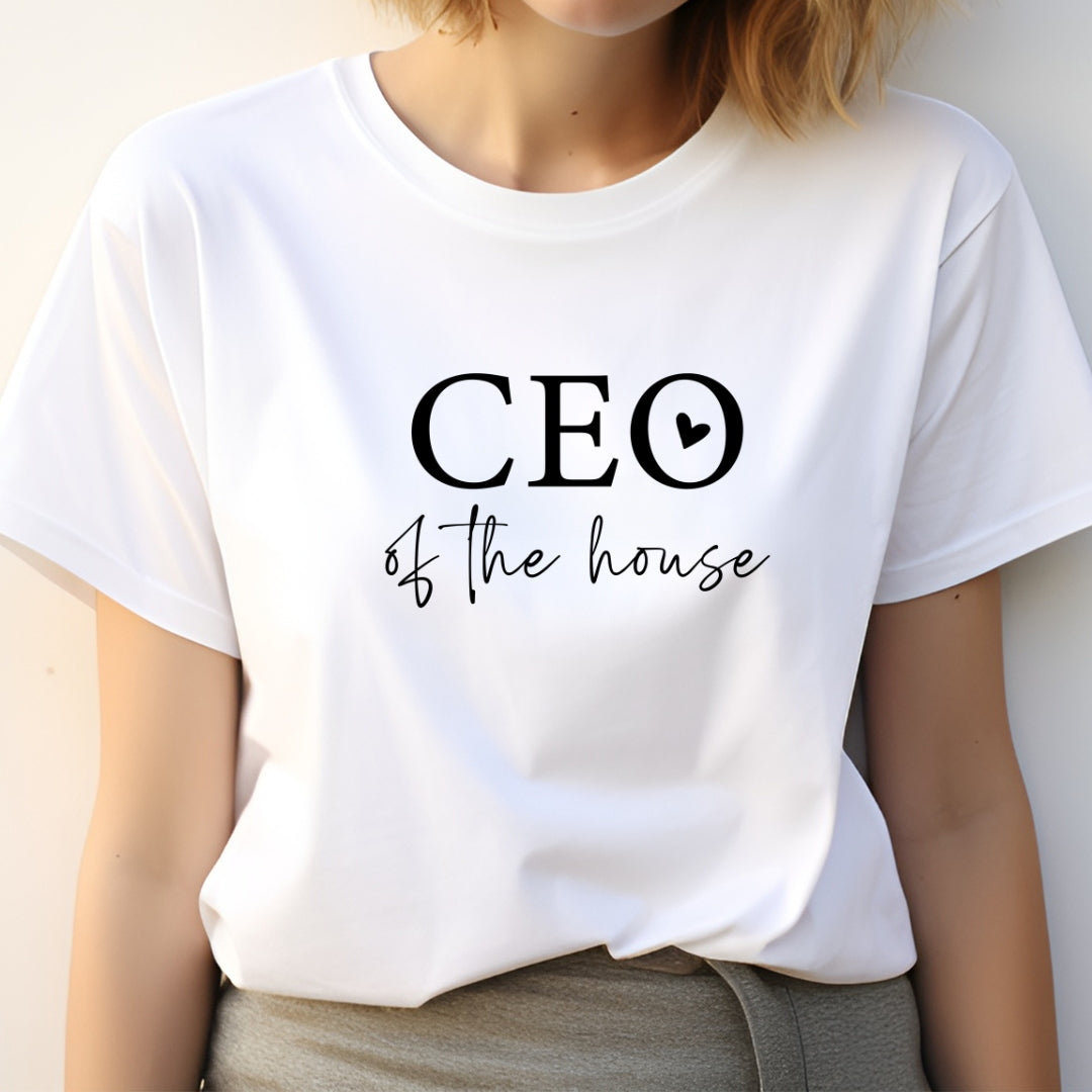 CEO Of the House Mom T-Shirt - The Shophaul Designs