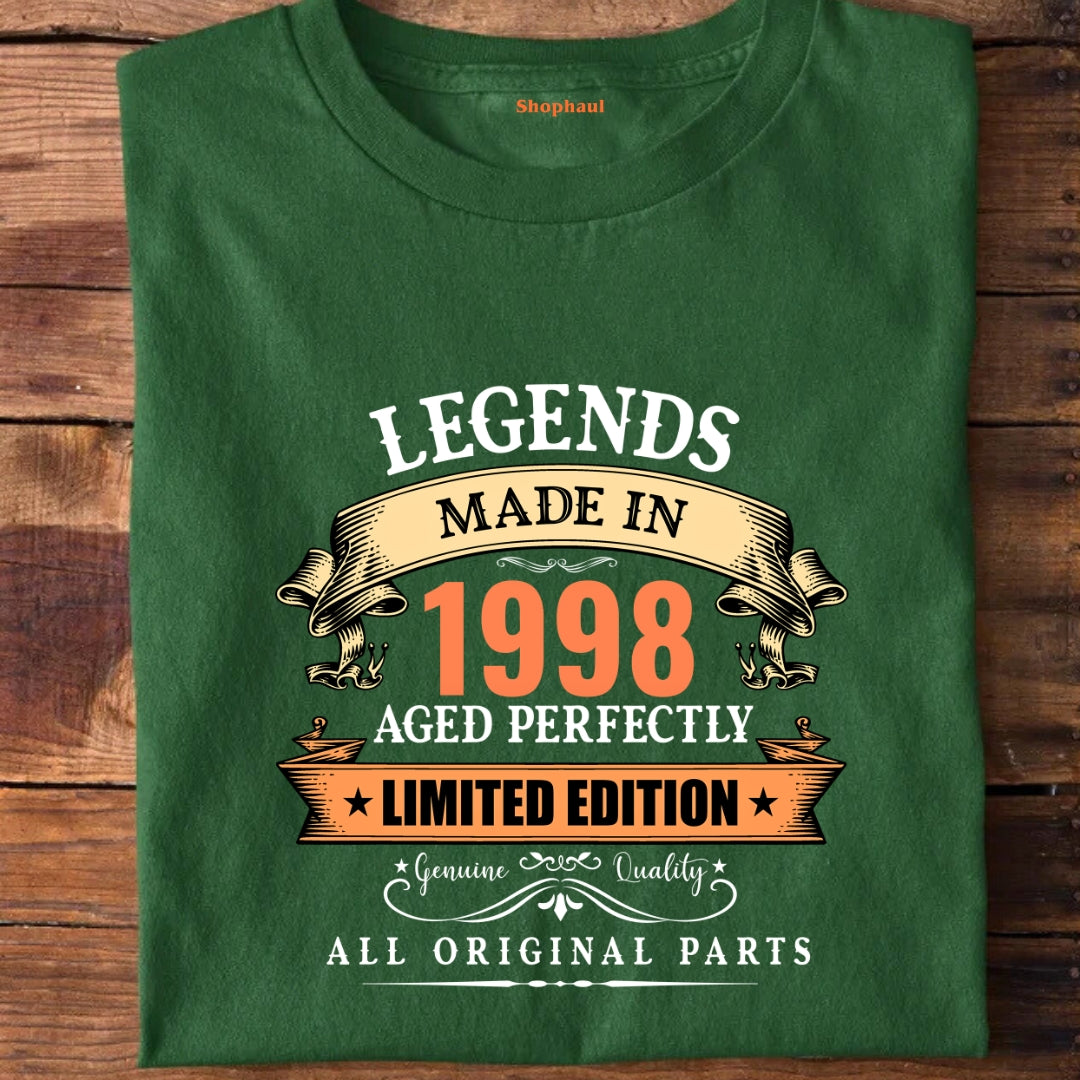 Legends Made in 1998 T-Shirt