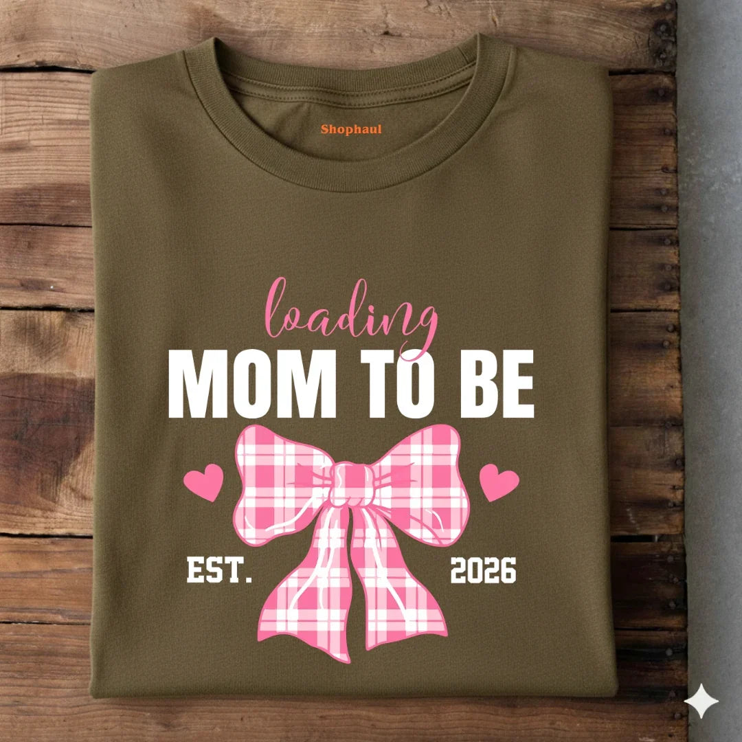 Mom to be motherhood T-Shirt The Shophaul Designs