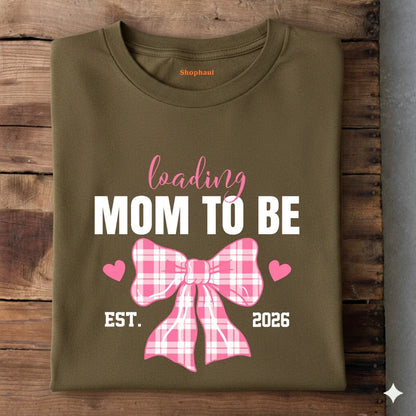 Mom to be motherhood T-Shirt The Shophaul Designs