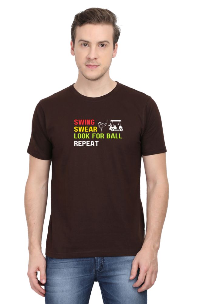 Swing Swear Golf Repeat T-Shirt