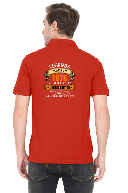 Polo 1975 50th Birthday T-Shirt (Year Customized)