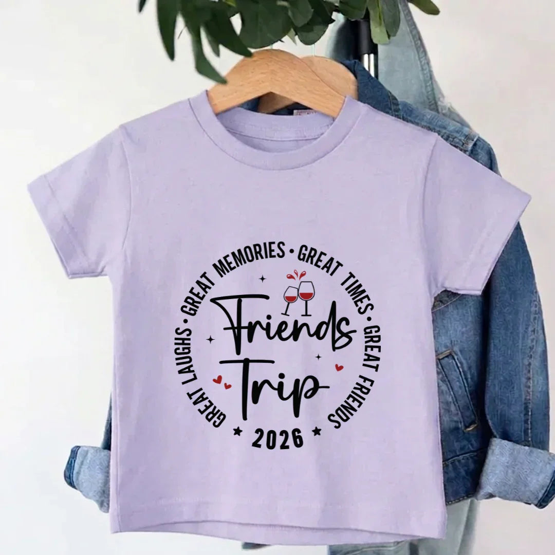Kids Friends trip T-Shirt group vacation 
