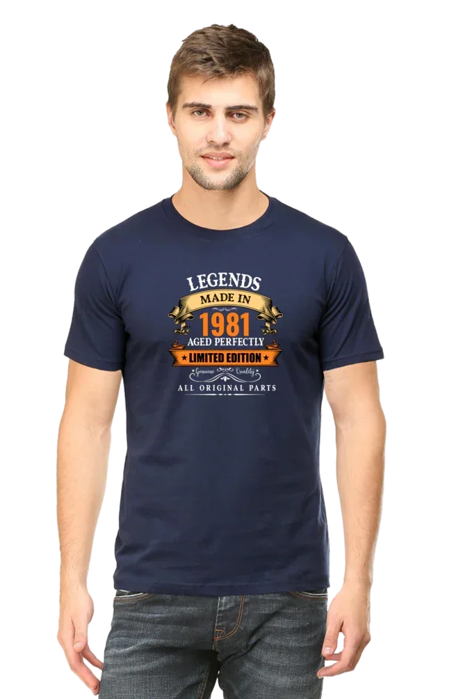 Legends Made in 1981 Birthday T-Shirt