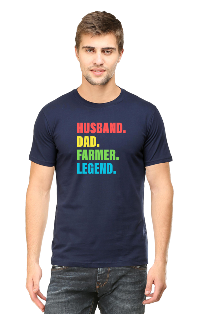 Husband Dad Farmer T-Shirt