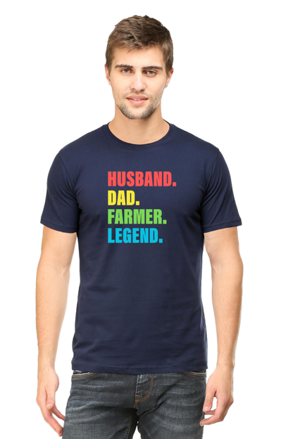 Husband Dad Farmer T-Shirt