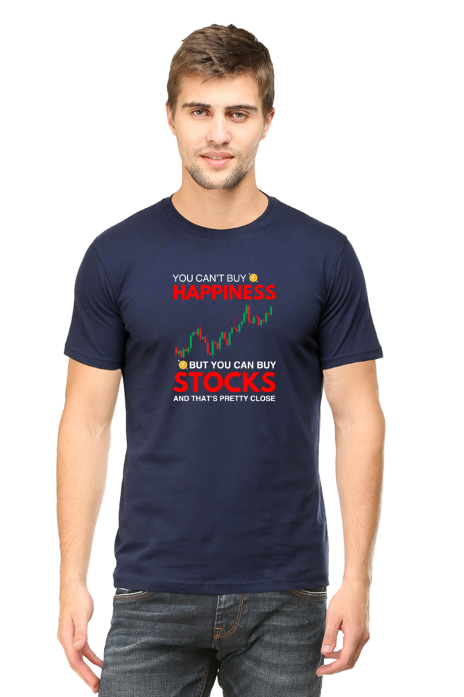 You Can't Buy Happiness Stock Market T-Shirt