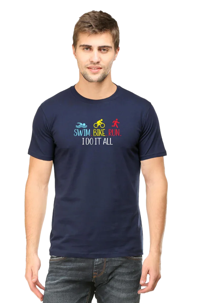 Swim Bike Run Triathlon T-Shirt