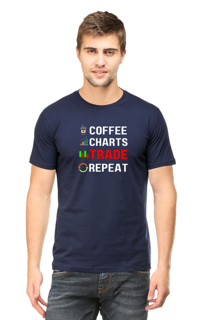 Coffee Trade Repeat Stock Market T-Shirt