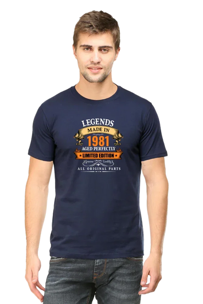 Legends Made in 1981 Birthday T-Shirt