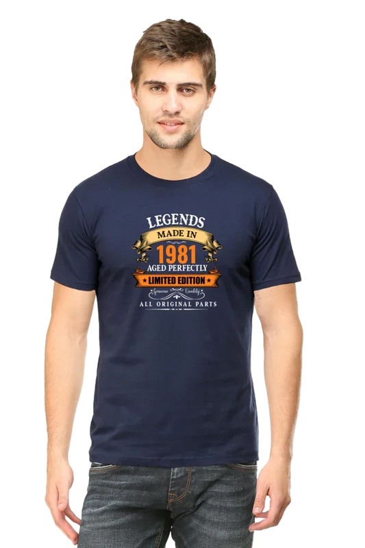 Legends Made in 1981 Birthday T-Shirt