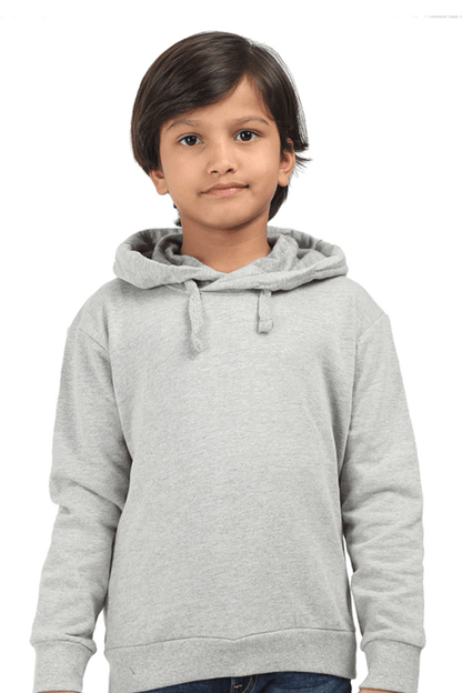 Kids Hoodie- Grey Melange