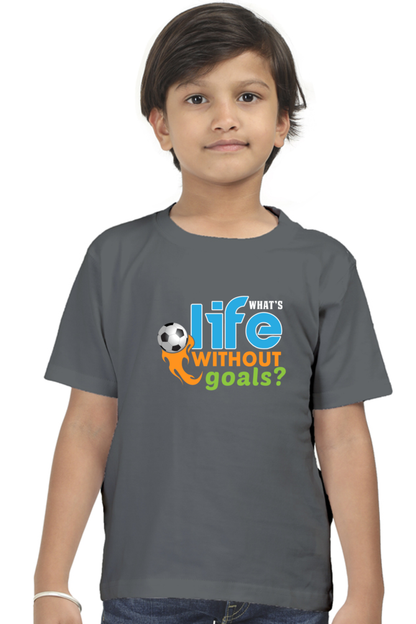 Kids What's Life without Goal T-Shirt The Shophaul