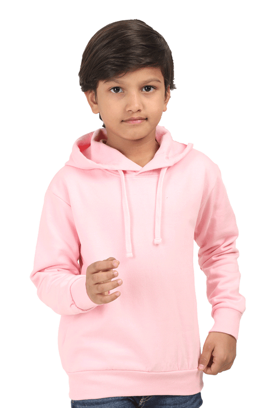 Kids Hooded Sweatshirt - Baby Pink 