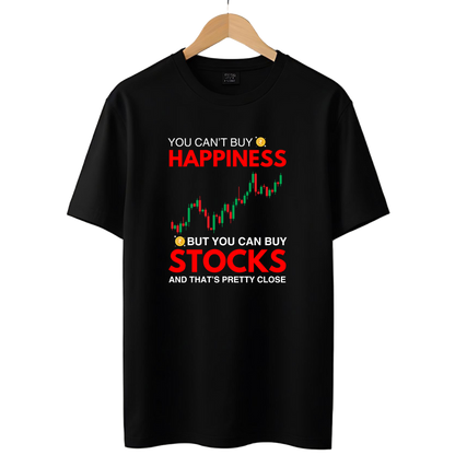 You Can't Buy Happiness Stock Market T-Shirt