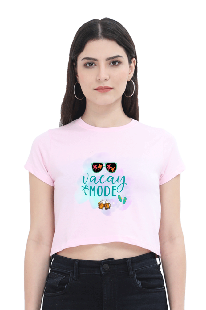 Vacay Mode Crop Top The Shophaul