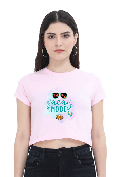 Vacay Mode Crop Top The Shophaul