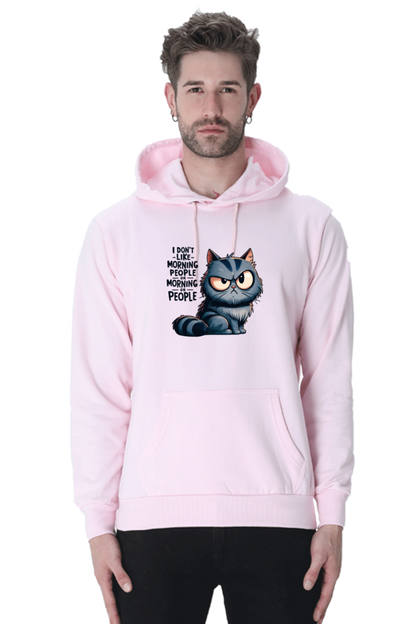 I don't like morning people cat Hoodie