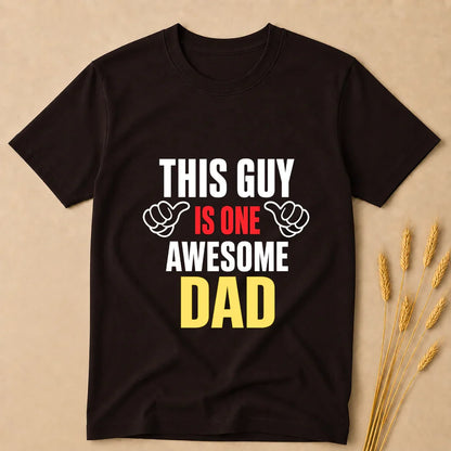 One Awesome Dad T-Shirt One Awesome Dad T-Shirt - Coffee Brown / S
