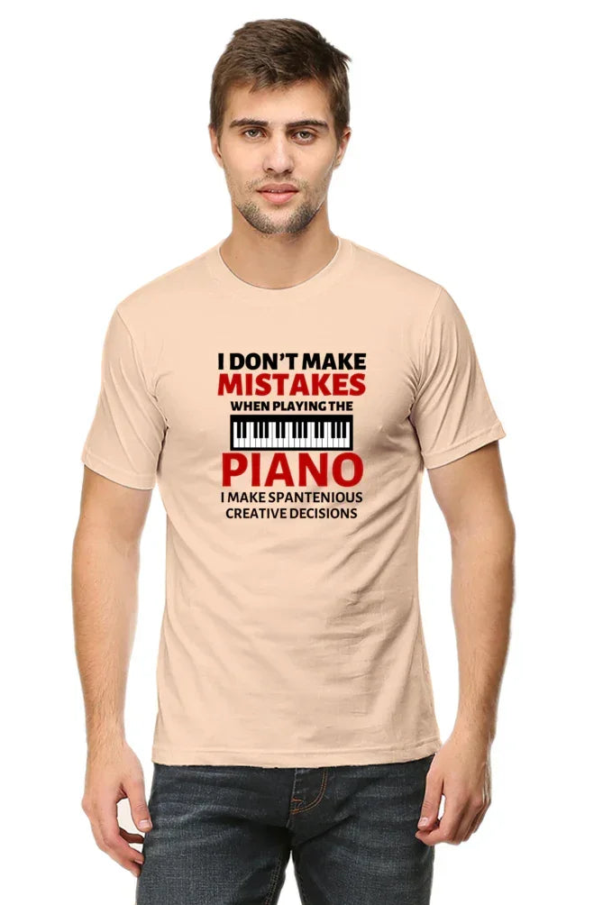 I don't make mistakes Piano T-Shirt