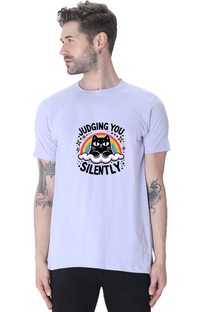 Judging you Silently Cat T-Shirt