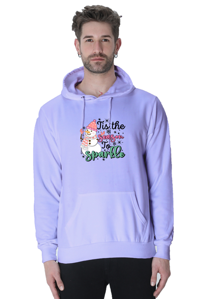 This is the Season to Sparkle Christmas Pullover Hoodie Unisex Lavender L The Shophaul Designs