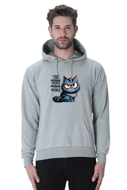 I don't like morning people cat Hoodie